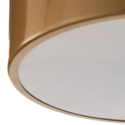 Loftlamper ^ TEMAR LIGHTING Loftlampe Cleo 300, IP54, Ø 30 cm guld
