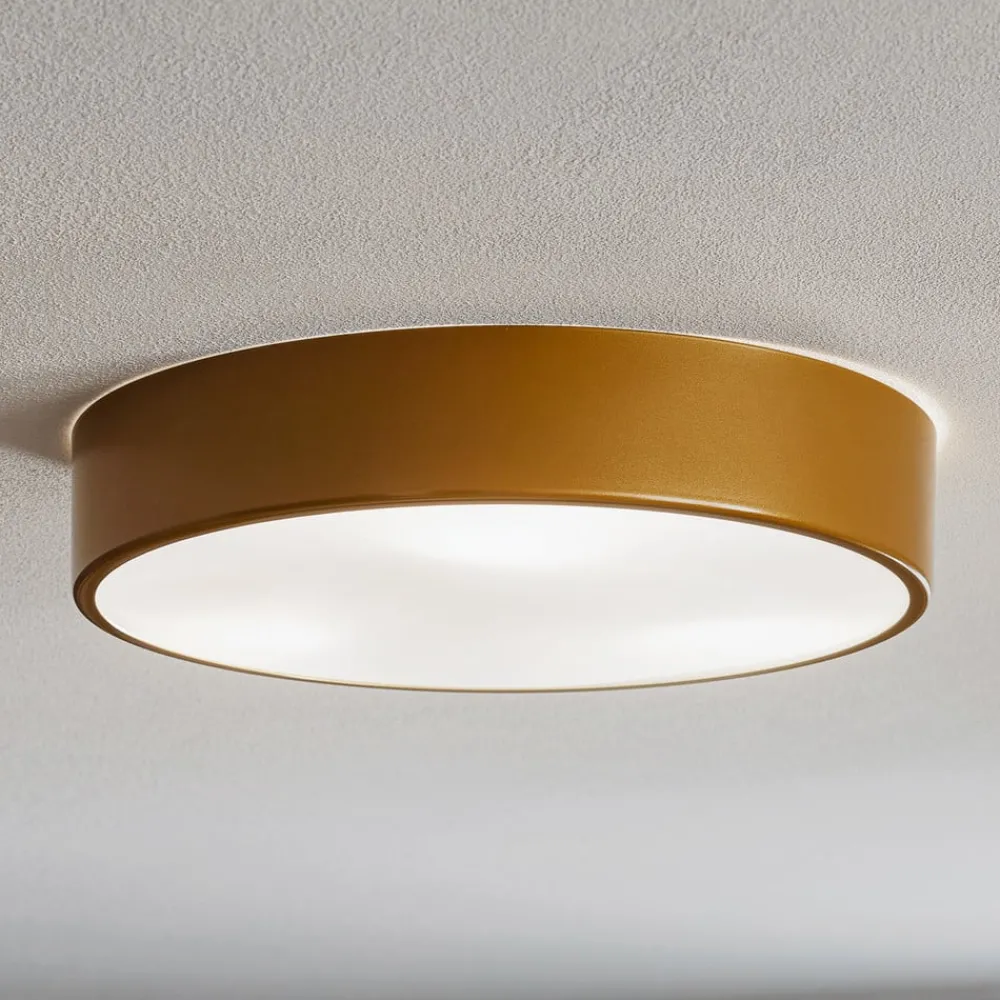 Loftlamper ^ TEMAR LIGHTING Loftlampe Cleo 400, IP54, Ø 40 cm guld