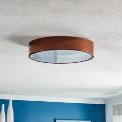 Loftlamper|Loftlamper ^ TEMAR LIGHTING Loftlampe Cleo 400, IP54, Ø 40 cm kobber