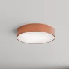Loftlamper ^ TEMAR LIGHTING Loftlampe Cleo 400, kobber, sensor, IP54, Ø 40 cm, metal