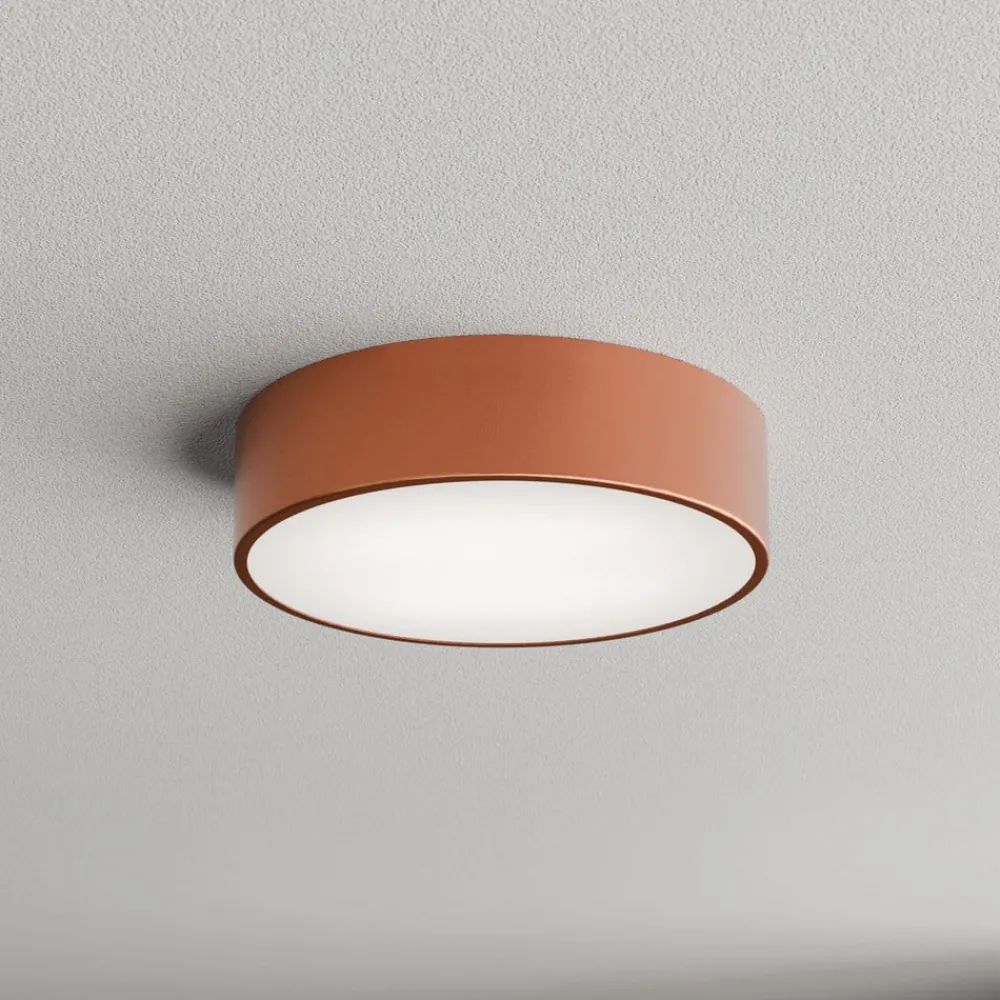 TEMAR LIGHTING Loftlamper > Loftlampe Cleo 300, kobber, sensor, IP54, Ø 30 cm, metal