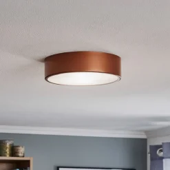 TEMAR LIGHTING Loftlamper|Loftlamper > Loftlampe Cleo 300, kobber, sensor, IP20, Ø 30 cm, metal
