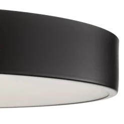 Loftlamper ^ TEMAR LIGHTING Loftlampe Cleo 600, sort, sensor, IP20, Ø 60 cm, metal