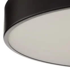 Loftlamper ^ TEMAR LIGHTING Loftlampe Cleo 600, sort, sensor, IP20, Ø 60 cm, metal