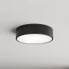 TEMAR LIGHTING Gang|Loftlamper > Loftlampe Cleo 300, sort, sensor, IP54, Ø 30 cm, metal