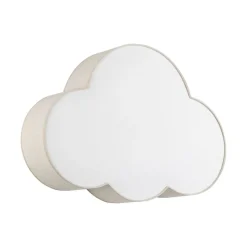 TK Lighting Loftlamper > Loftlampe Cloud, beige, 63 cm lang, tekstil, sky, E27