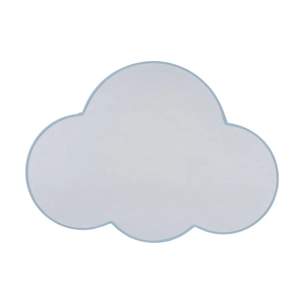 TK Lighting Loftlamper|Loftlamper > Loftlampe Cloud, blå, 63 cm lang, tekstil, sky, E27