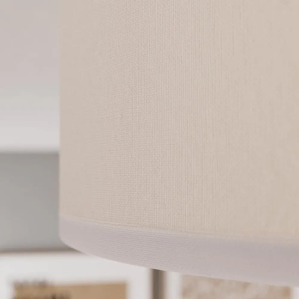 TK Lighting Gang|Loftlamper > Loftlampe Cloud i tekstil, længde 41 cm, grå