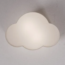 TK Lighting Gang|Loftlamper > Loftlampe Cloud i tekstil, længde 41 cm, grå