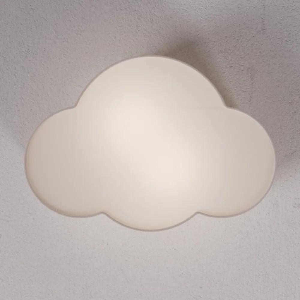 TK Lighting Gang|Loftlamper > Loftlampe Cloud i tekstil, længde 41 cm, grå