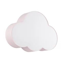 TK Lighting Loftlamper|Loftlamper > Loftlampe Cloud, lyserød, 63 cm lang, tekstil, sky, E27