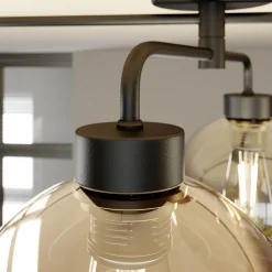 TK Lighting Gang|Loftlamper > Loftlampe Cubus med 4 lyskilder klar/rav/grå