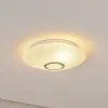 Argon Loftlamper|Loftlamper > Loftlampe Cyril i glas, hvid-messing