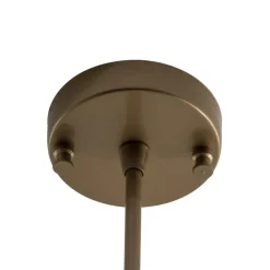 Opviq Gang|Loftlamper > Loftlampe Damar, guld, glas, 2 lyskilder, længde 44 cm, E27