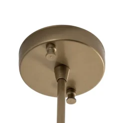 Gang|Loftlamper ^ Opviq Loftlampe Dolunay, Ø 26 cm, guldfarvet, glas, E27