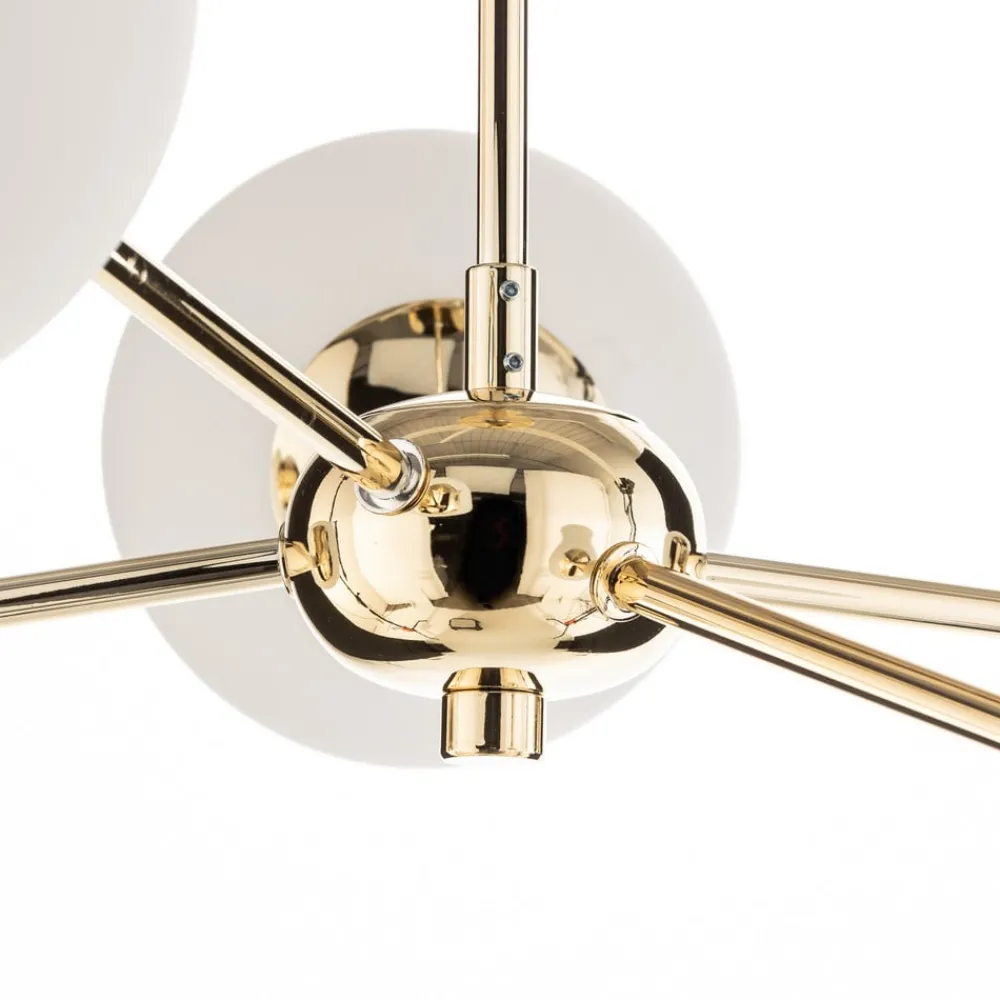 Euluna Loftlamper|Loftlamper > Loftlampe Dori, 5 lyskilder, guld