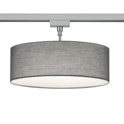 Trio Lighting Skinnesystem > loftlampe DUOline 763902 2xE27, grå