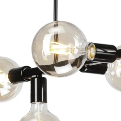 Lamkur Loftlamper > Loftlampe Eliza, 6 lyskilder, sort