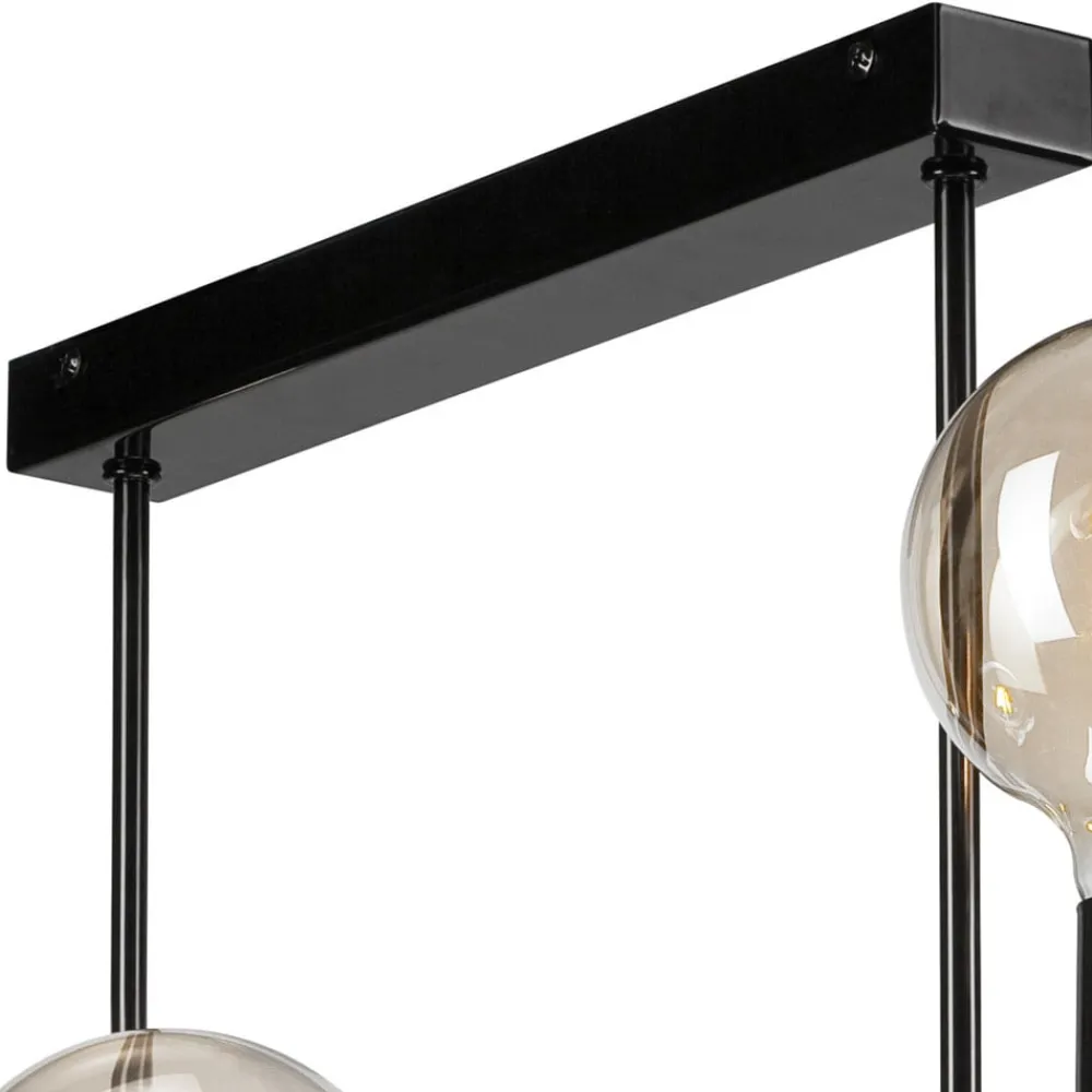 Lamkur Loftlamper > Loftlampe Eliza, 6 lyskilder, sort