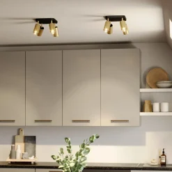 Nowodvorski Lighting Loftlamper|Spotlights > Loftlampe Eye Spot med 4 lyskilder, sort/messing