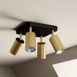 Nowodvorski Lighting Loftlamper|Spotlights > Loftlampe Eye Spot med 4 lyskilder, sort/messing