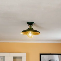 Eko-Light Loftlamper|Loftlamper > Loftlampe Felix, grøn/guld