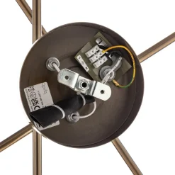 Opviq Loftlamper|Loftlamper > Loftlampe Flower 176, 6 lyskilder, guld antik