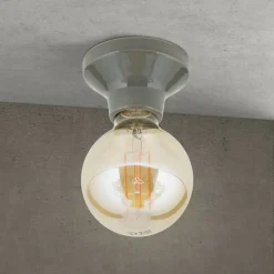 ORION Loftlamper > Loftlampe Frost, grå, keramik, E27