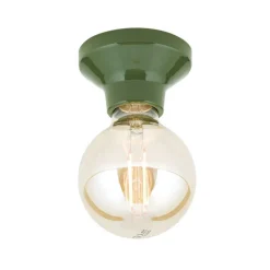 ORION Loftlamper|Loftlamper > Loftlampe Frost, grøn, keramik, E27