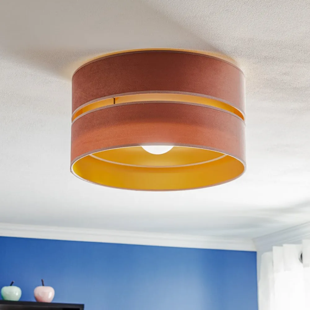 Duolla Loftlamper > Loftlampe Golden Duo Ø 40 cm lyserød/guld
