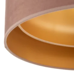 Duolla Loftlamper > Loftlampe Golden Duo Ø 40 cm lyserød/guld