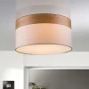 Globo Loftlamper > Loftlampe Libba med afstand i cremefarvet træ