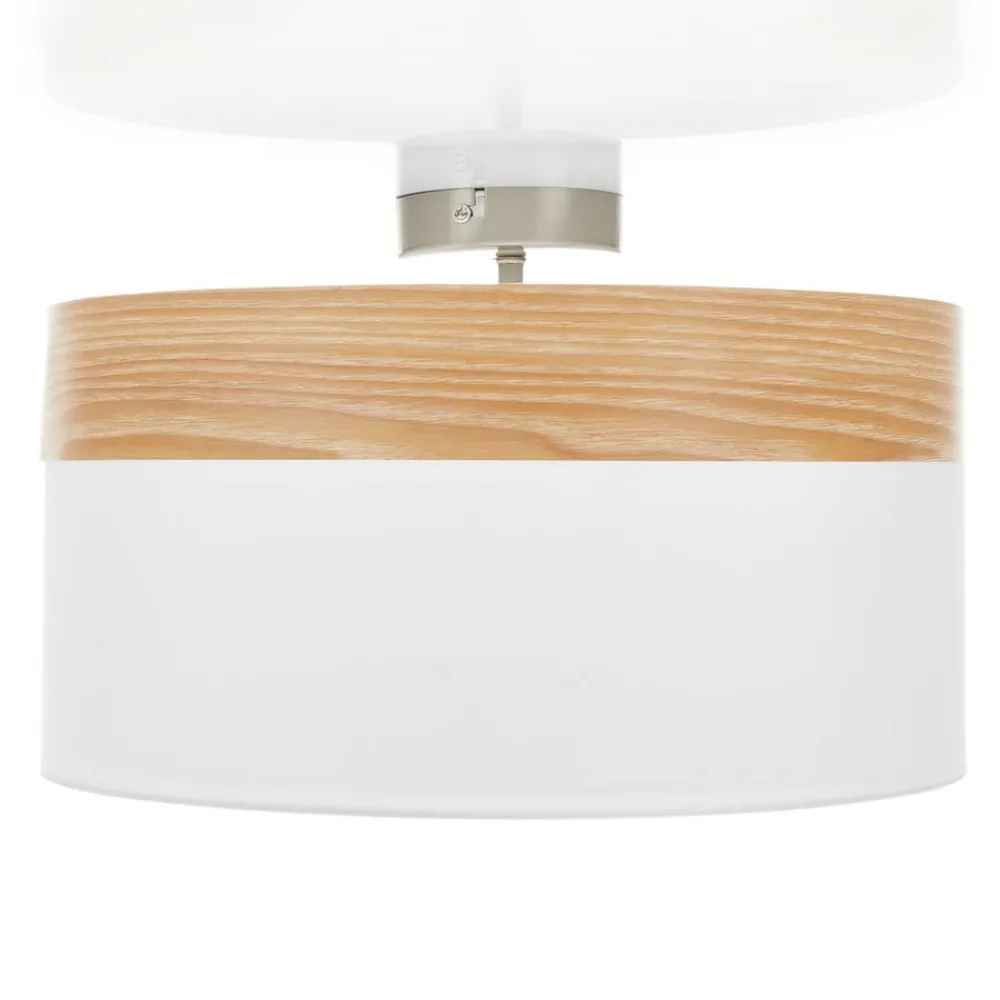 Globo Loftlamper > Loftlampe Libba med afstand i cremefarvet træ