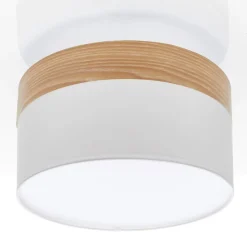Globo Loftlamper > Loftlampe Libba med afstand i cremefarvet træ