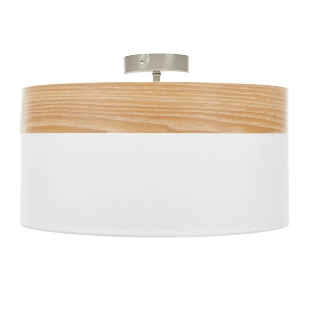 Globo Loftlamper > Loftlampe Libba med afstand i cremefarvet træ