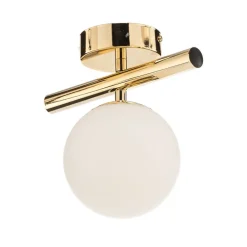 Domiluce Loftlamper|Loftlamper > Loftlampe Linea, guld, 1 lyskilde