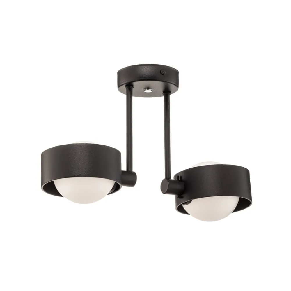 Loftlamper|Loftlamper ^ Argon Loftlampe Mado i stål, blå, 2 lyskilder