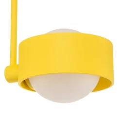 Gang|Loftlamper ^ Argon Loftlampe Mado i stål, gul, 2 lyskilder