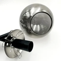 Lamkur Loftlamper|Loftlamper > Loftlampe Malena, Ø 19 cm, røggrå, glas/metal 3 lyskilder.