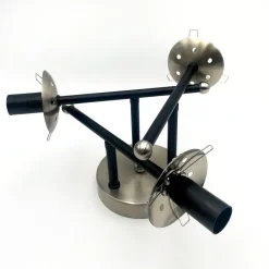 Lamkur Loftlamper|Loftlamper > Loftlampe Malena, Ø 19 cm, røggrå, glas/metal 3 lyskilder.