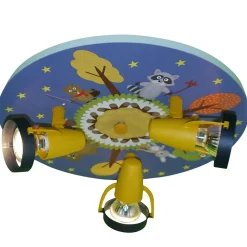 Niermann Standby Loftlamper > Loftlampe med sjove skovdyr, 3 lyskilder