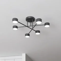 EMIBIG LIGHTING Gang|Loftlamper > Loftlampe Modus 6, stål, 6 lyskilder, GX53, sort