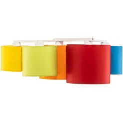 TK Lighting Loftlamper > Loftlampe Mona med 5 lyskilder, flerfarvet
