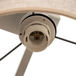 TK Lighting Loftlamper > Loftlampe Mona Nature, 4 lyskilder, naturfarvet hør