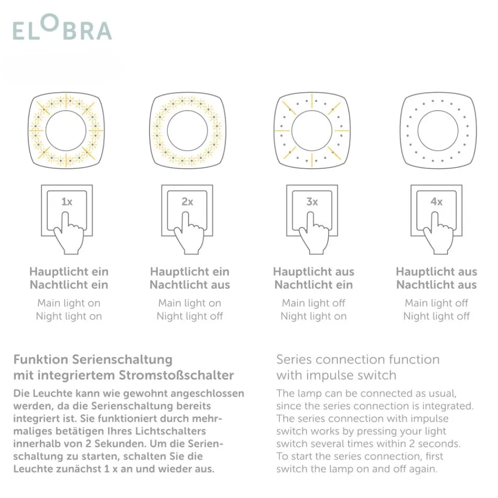 Elobra Loftlamper > Loftlampe mus, gul, Ø 58 cm, træ