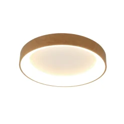 Mantra Iluminación Arbejdsrum/Kontor|Gang > Loftlampe Niseko II CCT fjernbetjening Ø38cm træfarvet