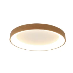Mantra Iluminación Arbejdsrum/Kontor|Loftlamper > Loftlampe Niseko II CCT fjernbetjening Ø78cm træfarvet