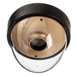 Loftlamper ^ Nowodvorski Lighting Loftlampe Nook med klar skærm, sort/guld