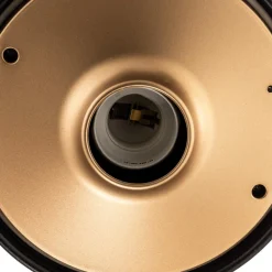 Loftlamper ^ Nowodvorski Lighting Loftlampe Nook med klar skærm, sort/guld