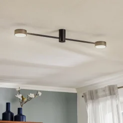 Loftlamper ^ Nowodvorski Lighting Loftlampe Orbit II, sort, 2 lyskilder